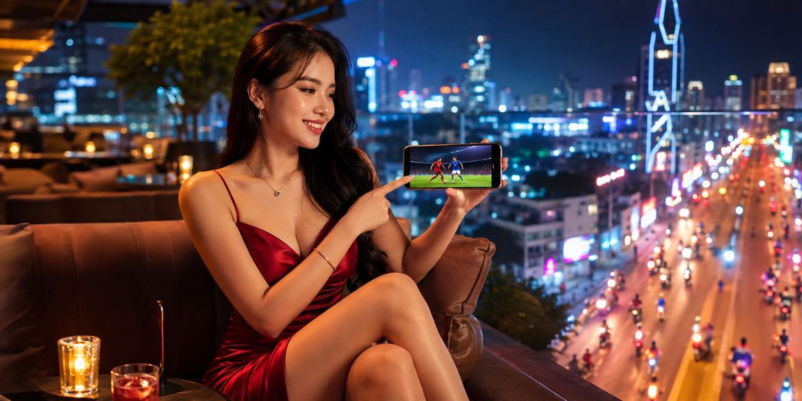 Không khí cá cược thể thao sôi động tại Thành phố Hồ Chí Minh về đêm
