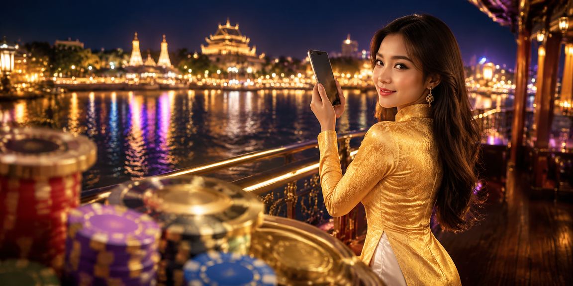 Trải nghiệm casino trên điện thoại di động tại Huế với trang phục áo dài truyền thống