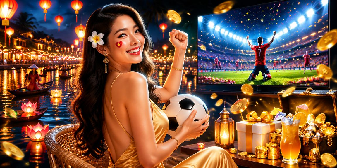 Không gian cá cược và giải trí casino trực tuyến tại Việt Nam với ánh đèn sân khấu