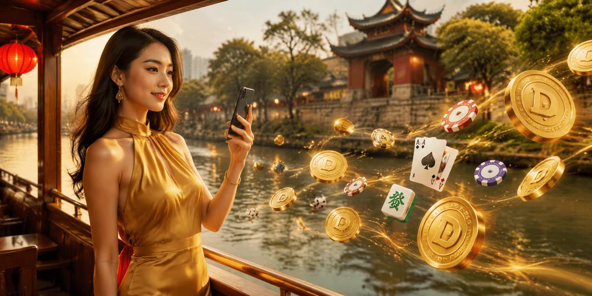 Khung cảnh cá cược casino sôi động tại Việt Nam với đèn neon rực rỡ về đêm